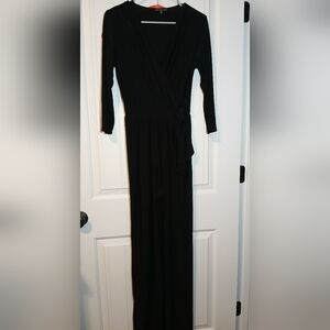 NIK & NASH stunning Long Sleeve Black jumpsuit Size M